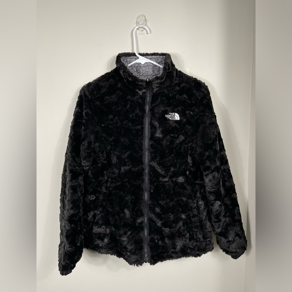 Reversible Mossbud Swirl Dotted Jacket by TheNorthFace Little/Big Girls? Size XL - Picture 11 of 14